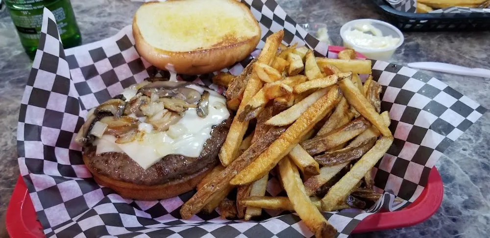 Swiss Mushroom Burger