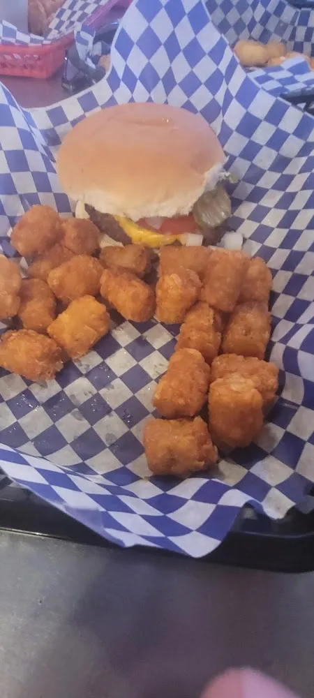 Tutor Tots and Burger